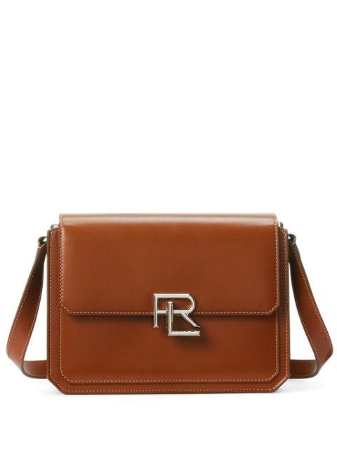 logo-plaque leather crossbody bag by RALPH LAUREN