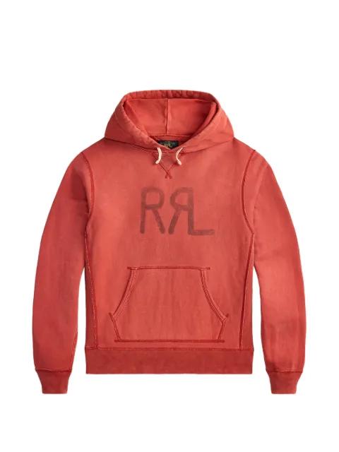 logo-print hoodie by RALPH LAUREN
