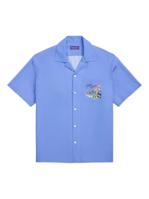 logo-print shirt by RALPH LAUREN