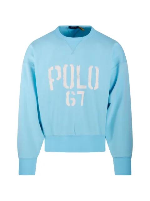 logo-print sweater by RALPH LAUREN