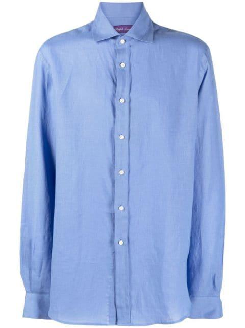 long-sleeved linen shirt by RALPH LAUREN