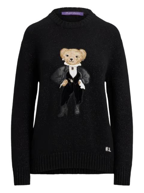 metallic-Bear sweater by RALPH LAUREN