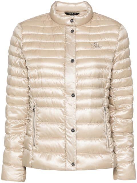 mock-neck down jacket by RALPH LAUREN