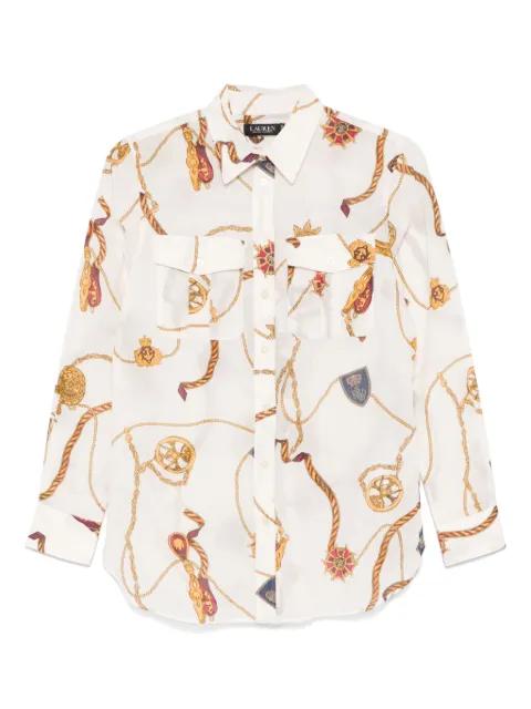 nautical-print shirt by RALPH LAUREN