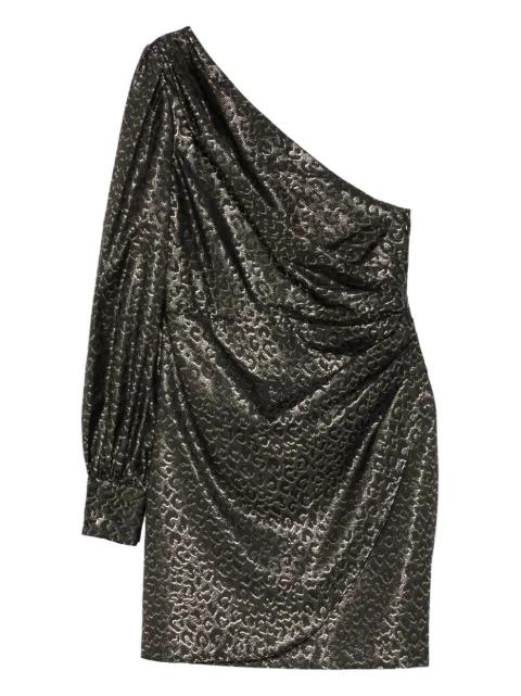 one-shoulder pattern mini dress by RALPH LAUREN