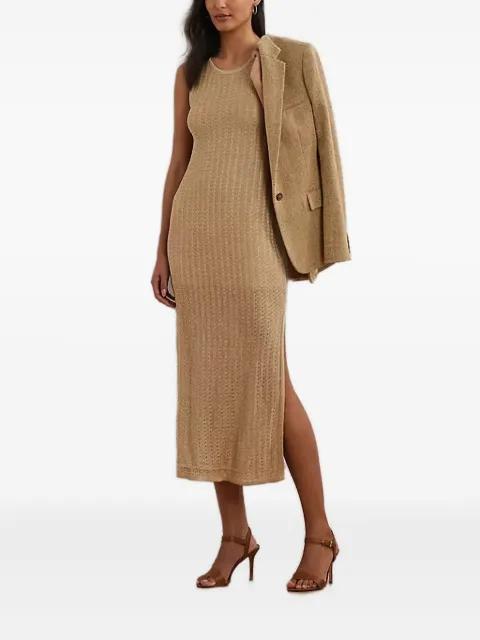 open-knit midi dress by RALPH LAUREN