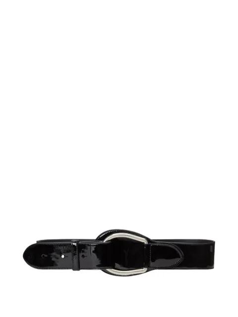 oval-buckle belt by RALPH LAUREN