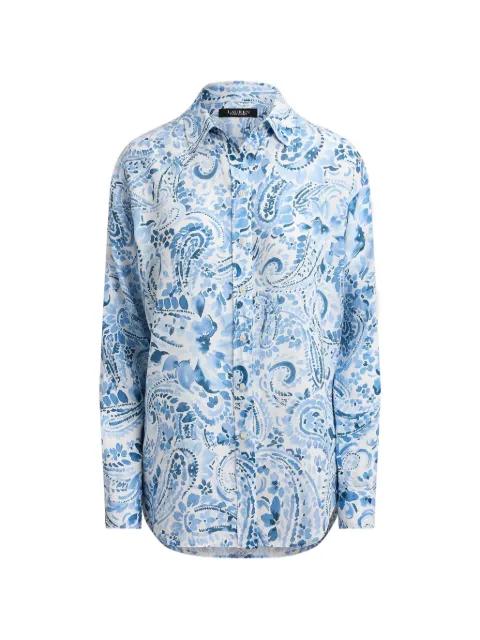 paisley-print shirt by RALPH LAUREN