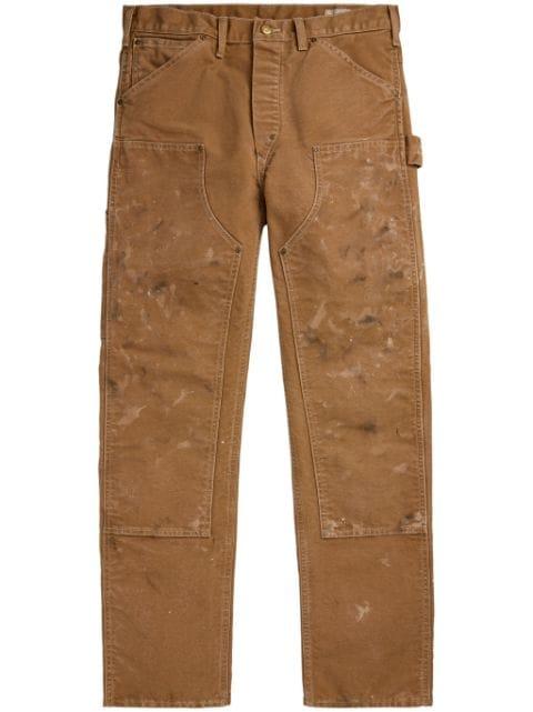 patch-panels jeans by RALPH LAUREN