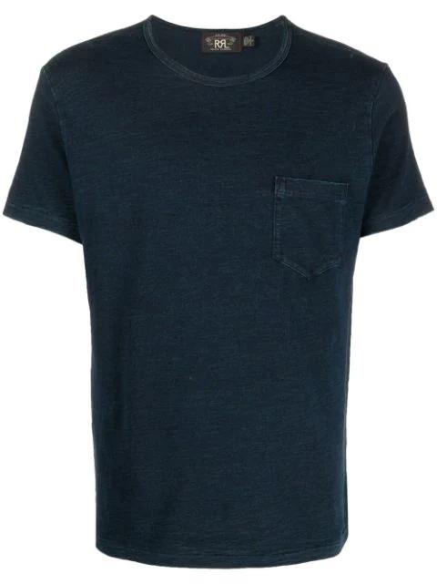 patch-pocket short-sleeve T-shirt by RALPH LAUREN