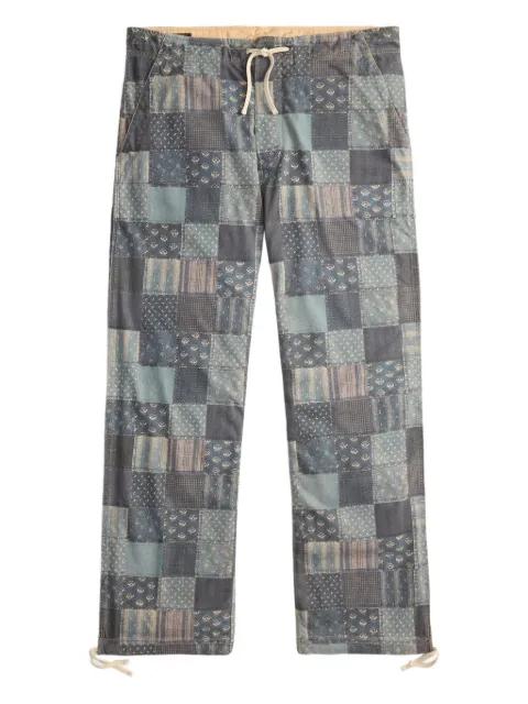patchwork drawstring-fastening trousers by RALPH LAUREN