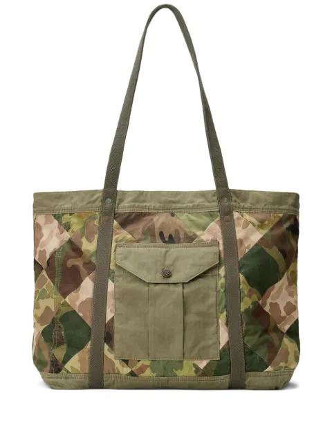 patchwork pocket tote bag by RALPH LAUREN