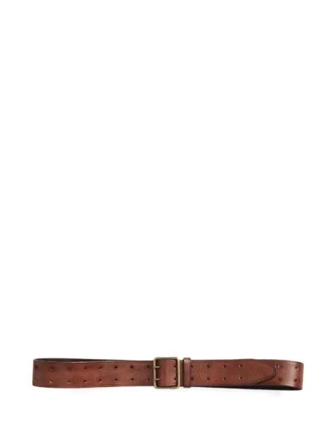 perforated leather belt by RALPH LAUREN