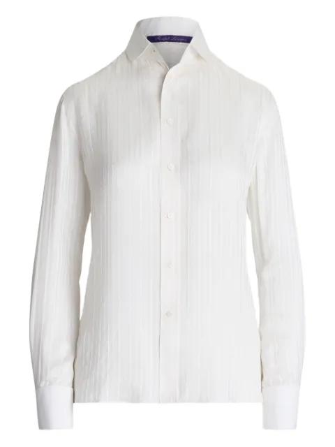pinstripe button-up shirt by RALPH LAUREN