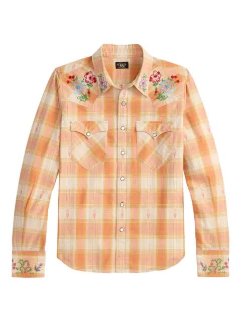 plaid embroidered shirt by RALPH LAUREN