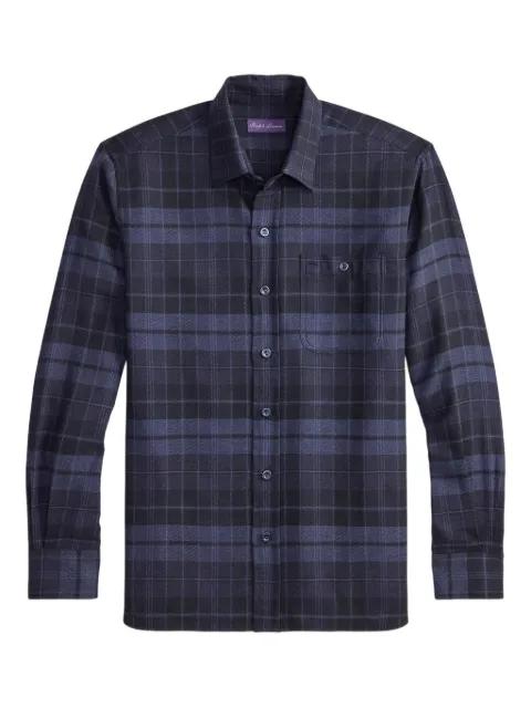 plaid twill shirt by RALPH LAUREN