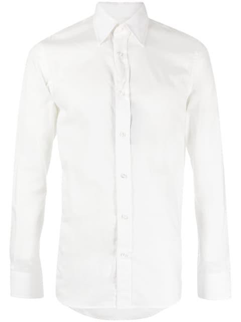 plain long-sleeve cotton shirt by RALPH LAUREN