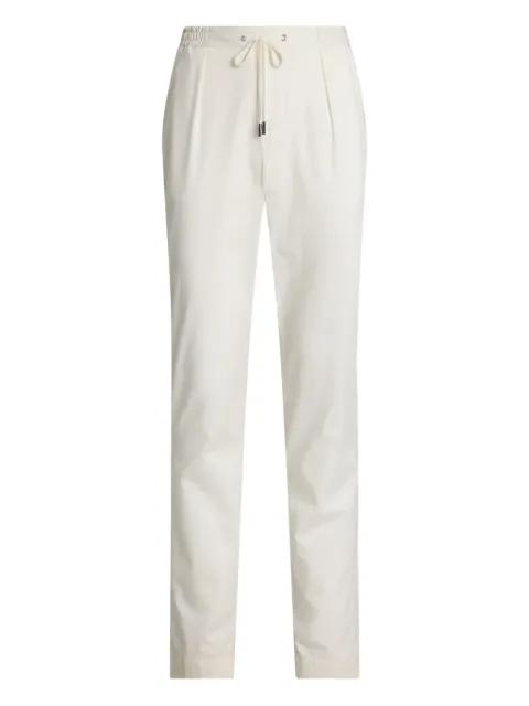 pleated drawstring trousers by RALPH LAUREN
