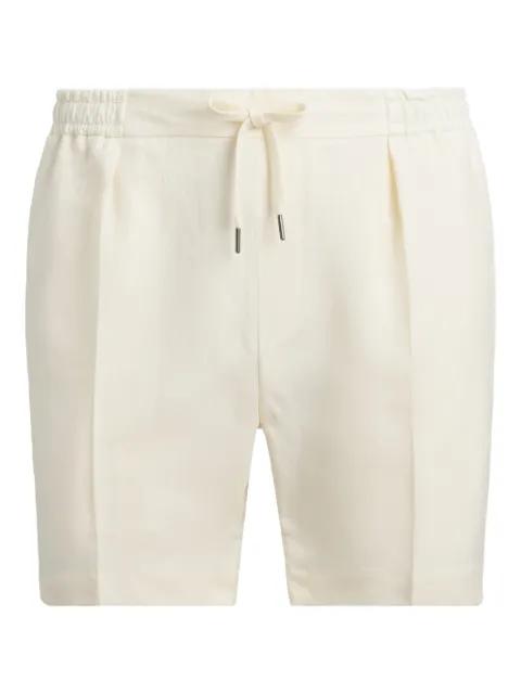 pleated-front drawstring shorts by RALPH LAUREN