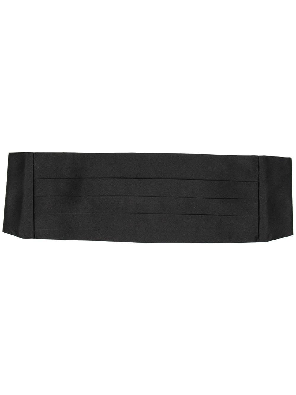 pleated satin cummerbund by RALPH LAUREN