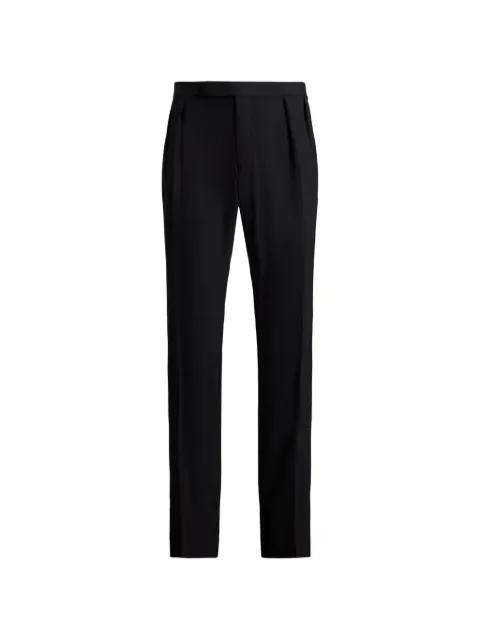 pleated tailored trousers by RALPH LAUREN