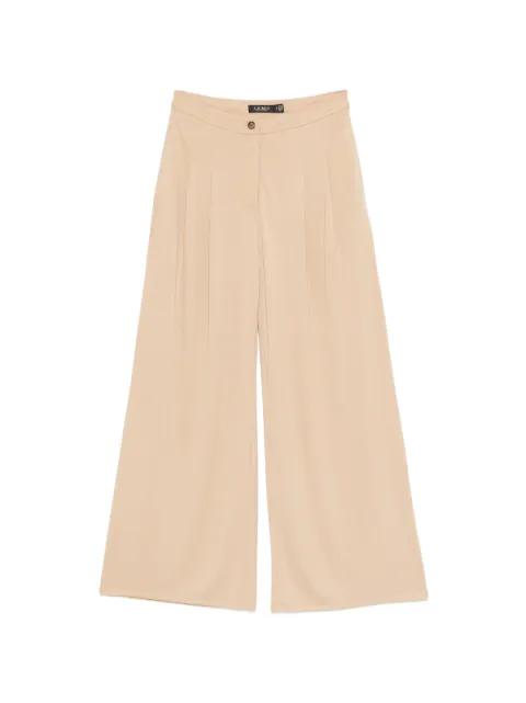 pleated wide-leg palazzo pants by RALPH LAUREN