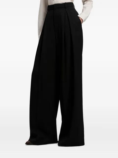 pleated wide-leg trousers by RALPH LAUREN