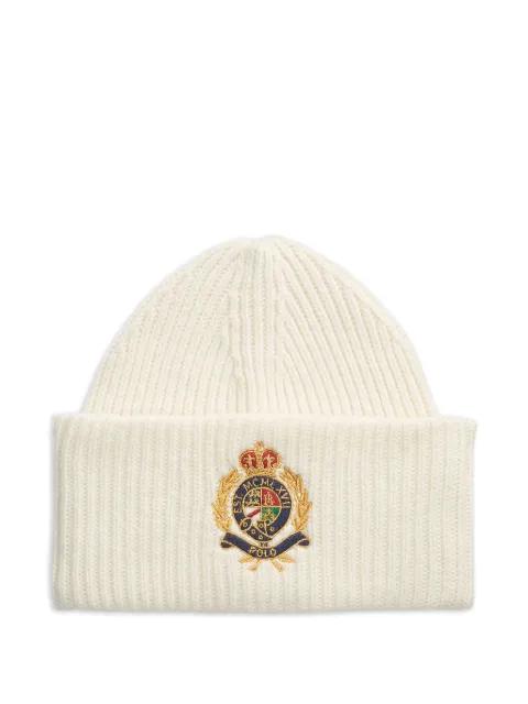 ribbed beanie hat by RALPH LAUREN
