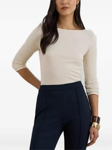 ribbed knit top by RALPH LAUREN