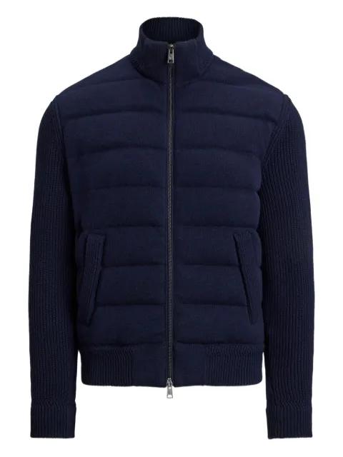 ribbed-sleeves quilted jacket by RALPH LAUREN