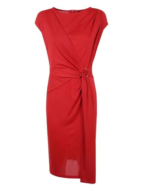 ring-detail midi dress by RALPH LAUREN