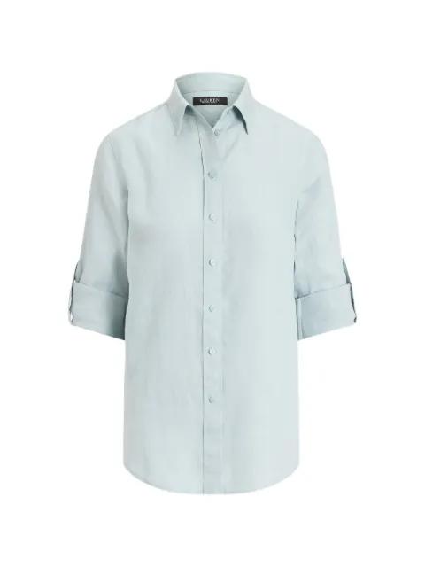 roll-tab sleeve shirt by RALPH LAUREN