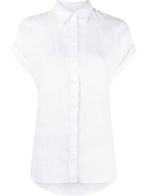 rolled-cuffs short-sleeve shirt by RALPH LAUREN
