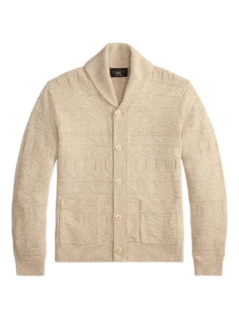 shawl-collar button cardigan by RALPH LAUREN
