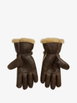 shearling-trim leather ski gloves by RALPH LAUREN shearling-trim leather ski gloves by RALPH LAUREN