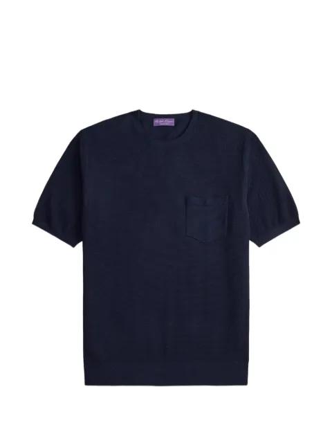 short-sleeve knitted T-shirt by RALPH LAUREN
