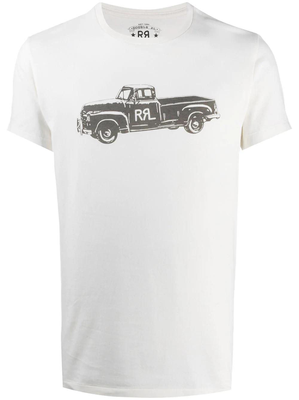 short-sleeved truck print T-shirt by RALPH LAUREN