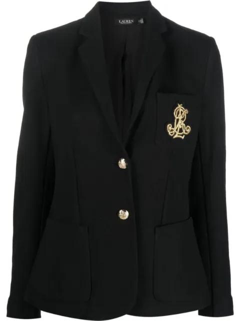 single-breasted lined blazer by RALPH LAUREN