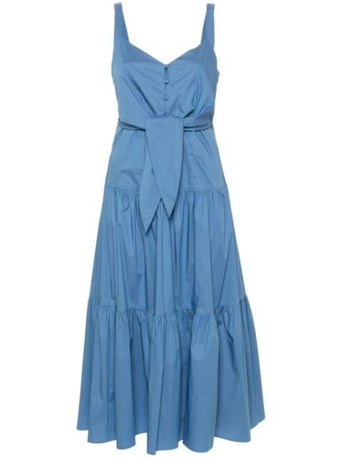 sleeveless tiered maxi dress by RALPH LAUREN