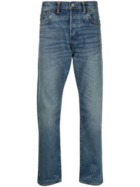 slim-fit straight-leg jeans by RALPH LAUREN