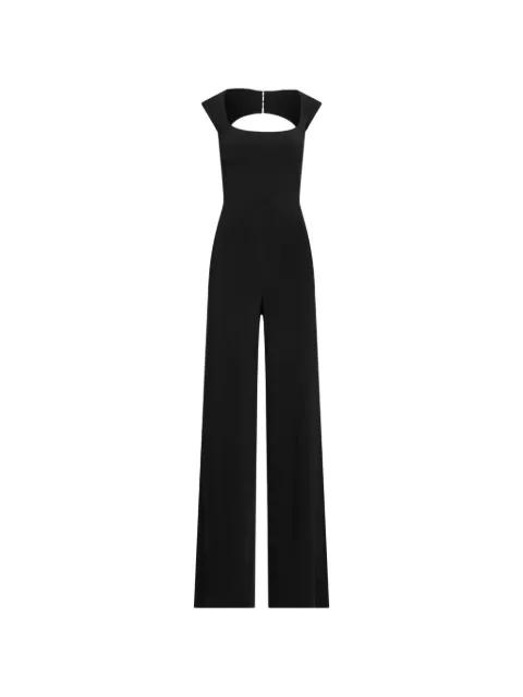 square-neck open-back jumpsuit by RALPH LAUREN