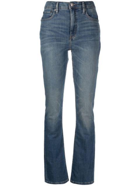 stonewashed bootcut denim jeans by RALPH LAUREN