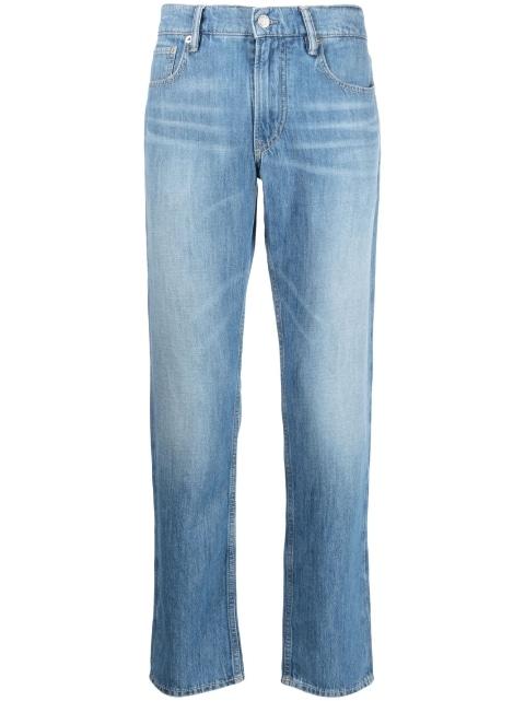 stonewashed straight-leg jeans by RALPH LAUREN