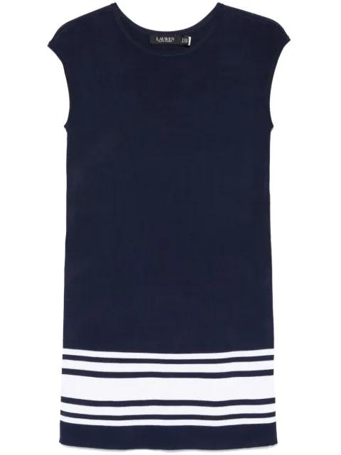 stripe-detail short dress by RALPH LAUREN