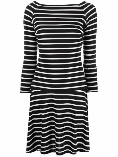stripe-print mini dress by RALPH LAUREN