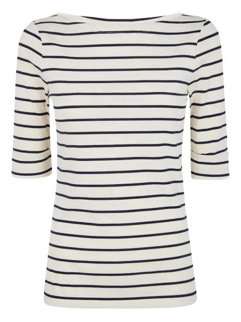 striped boat neck T-shirt by RALPH LAUREN