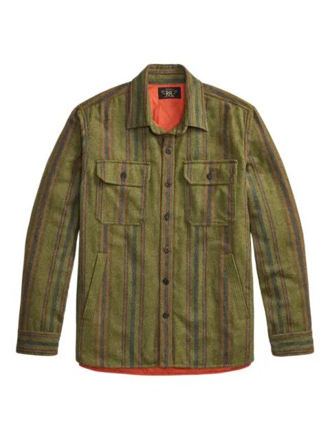 striped chest-pocket shirt by RALPH LAUREN