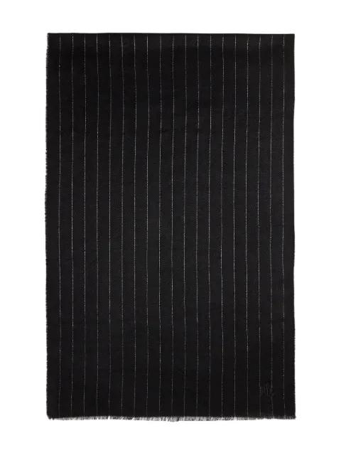 striped fringed scarf by RALPH LAUREN