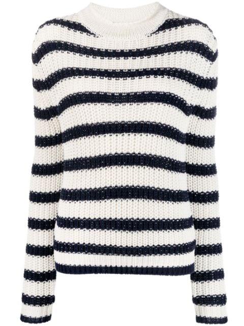 striped knitted jumper by RALPH LAUREN