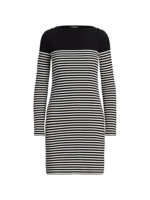 striped-pattern dress by RALPH LAUREN